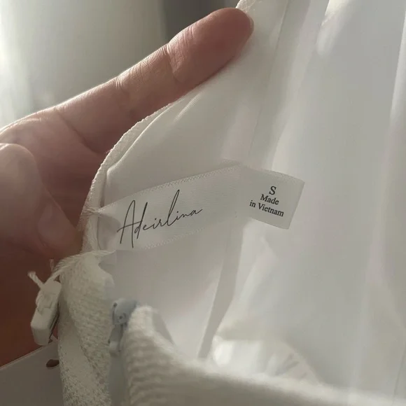 Aderlina - Dahlia Mini Dress White - Picture 4 of 4